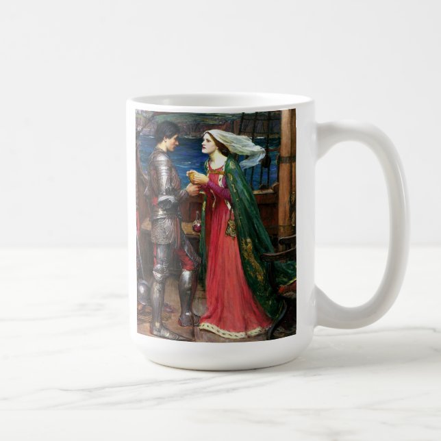 Waterhouse Tristan und Isolde-Tasse Kaffeetasse (Rechts)