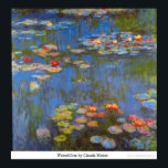 Waterlillies von Claude Monet Poster<br><div class="desc">Dieses Gemälde mit dem Titel Waterlillies von Claude Monet wird von Claude Monet, dem berühmten Künstler, hergestellt. Über Claude Monet Claude Monet war der Gründer des französischen impressionistischen Malstils; Waterlillies von Claude Monet der konsequenteste und produktivste Praktizierer der Philosophie der Bewegung, seine Wahrnehmungen vor der Natur zu äußern, vor allem,...</div>