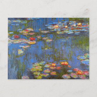 Waterlillies von Claude Monet Postkarte