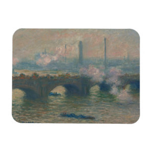 Waterloo Bridge, Gray Day, 1903 (Öl auf Leinwand) Magnet