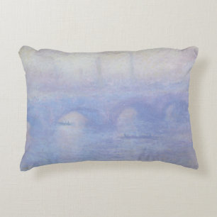 Waterloo Bridge, Nebeleffekt von Claude Monet Zierkissen