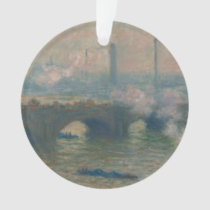 Waterloo-Brücke, grauer Day, 1903 (Öl auf Ornament