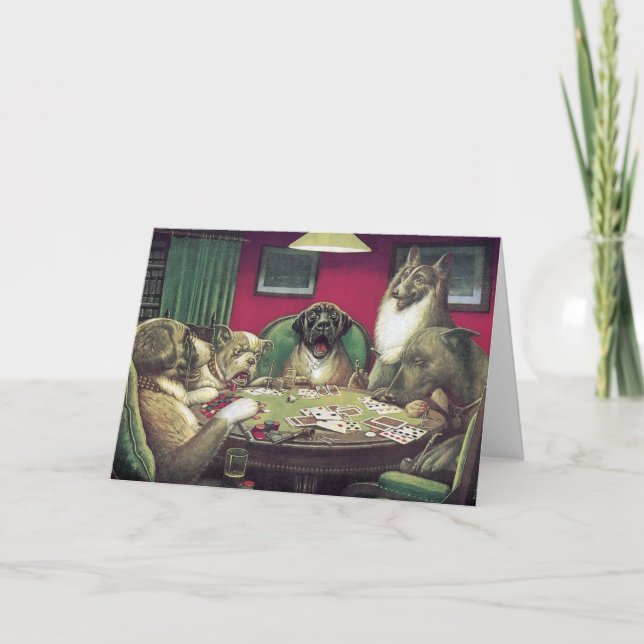 Waterloo Hunde Karte (Vorderseite)