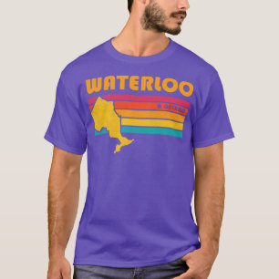 Waterloo Ontario Kanada Vintag gebeutelte Souveni T-Shirt