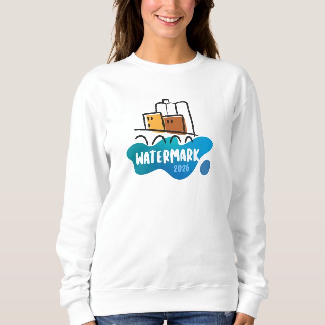 Watermark Damen Basic Sweatshirt (Vorderseite)