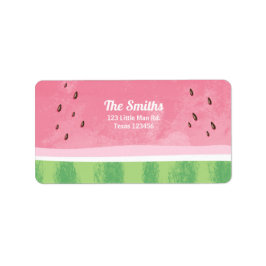 Watermelon Anschrift Label Melon Party Fruchtsomme Adressaufkleber