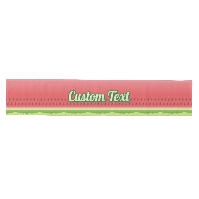 Watermelon Background Table Runner Mittelgroßer Tischläufer (Horizontal)