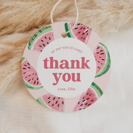 Watermelon Birthday Geschenkanhänger