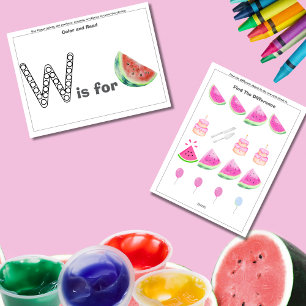 Watermelon Birthday Preschooler tout-petit Carte d