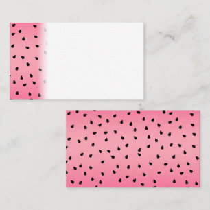 Watermelon Black Seeds Summer Vibes Juicy Pink Platzkarte