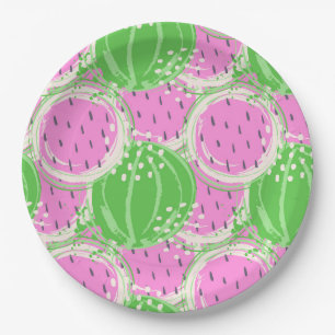 Watermelon Bliss: Ein kleiner Teil des Sommers Pappteller