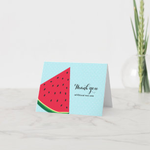 Watermelon Blue Fun Summer Fruit Fold Merci