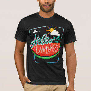 Watermelon Bonjour T-shirt été