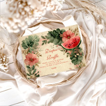 Watermelon Botanical Garden Diapper Raffle 