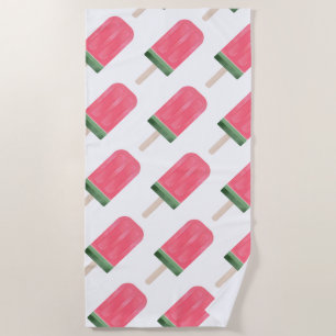 Watermelon Crème de glace Serviette de plage d'été