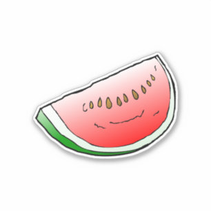 Watermelon Custom-Cut Vinyl Sticker