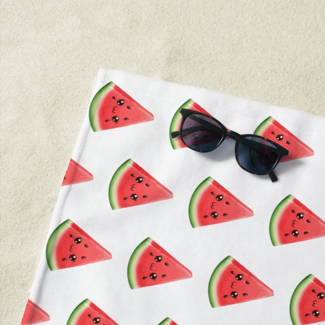 Watermelon Custom Funny Summer Fruit Strandtuch (Beispiel)