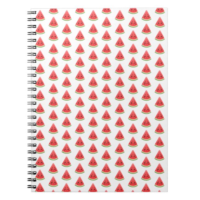Watermelon Custom Notebook - Funny Fruits Journal Notizblock (Vorderseite)