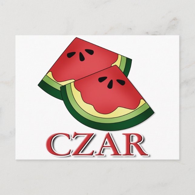 Watermelon Czar Postkarte (Vorderseite)
