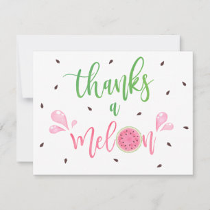 Watermelon Danke an Melon Dankeschön Card