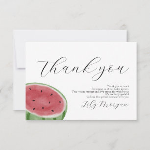 Watermelon Danke-Card Dankeskarte