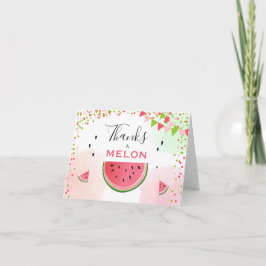 Watermelon Danke, dass du eins in einem Melone-Som Dankeskarte