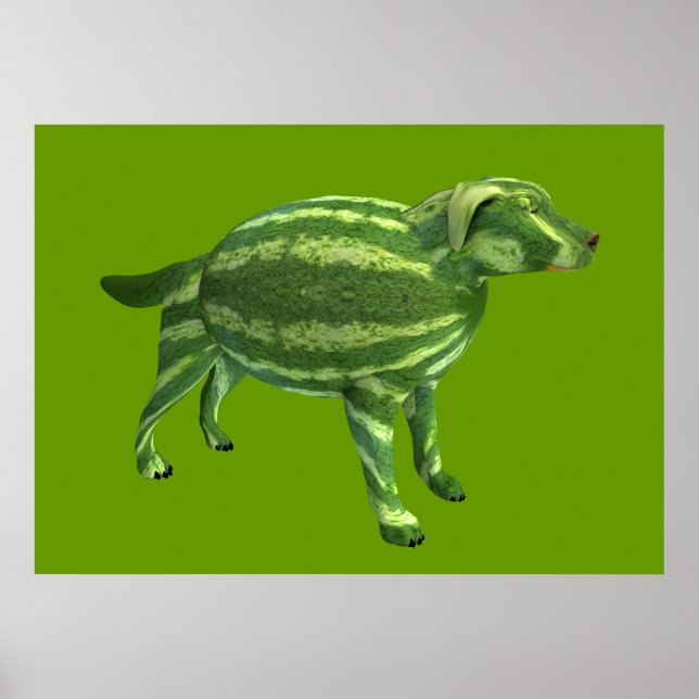 Watermelon Doggie Poster (Vorne)