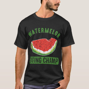 Watermelon Eating Champ Funny Summer Frucht Lover T-Shirt