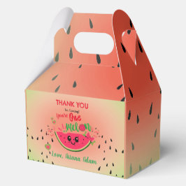 Watermelon Eins in einem Melon Girl's First Birthd Geschenkschachtel