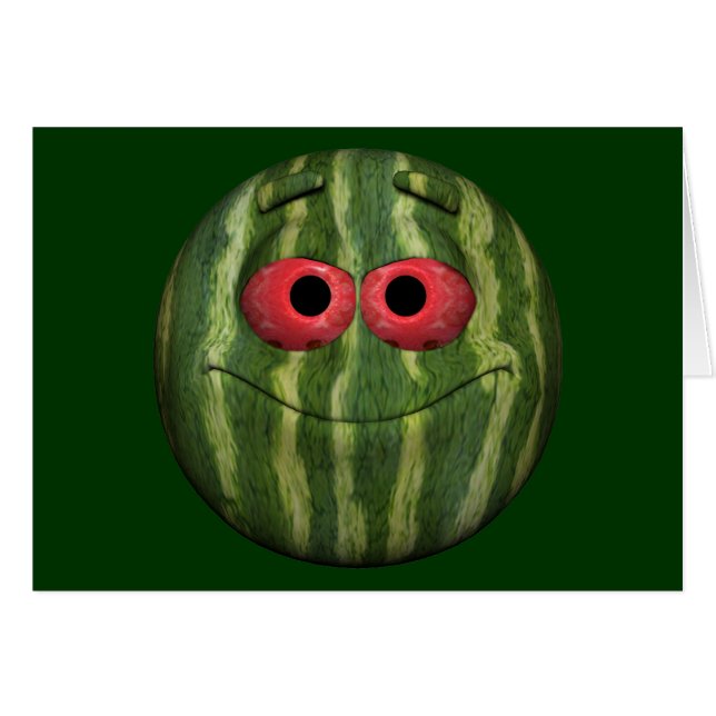 Watermelon Emoticon (Vorderseite (Horizontal))