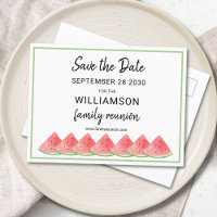 Watermelon Family Wiedersehen Save the Date