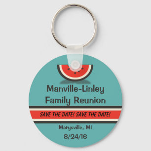 Watermelon Family Wiedersehen Save the Date Schlüs Schlüsselanhänger
