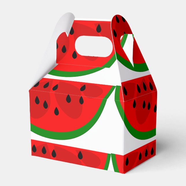 Watermelon Favor Boxes Geschenkschachtel (Vorderseite)