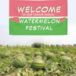 Watermelon Festival - Willkommen Banner