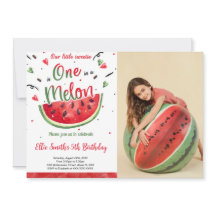 Watermelon Foto Einladung