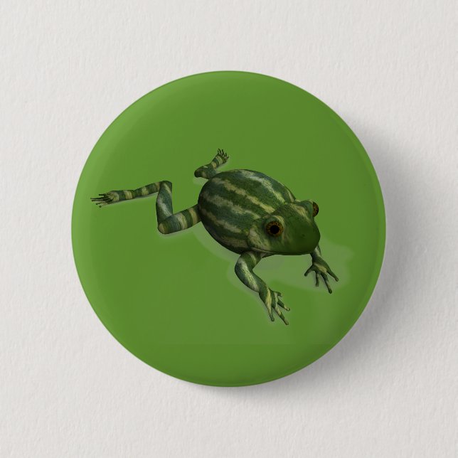 Watermelon Frog Button (Vorderseite)