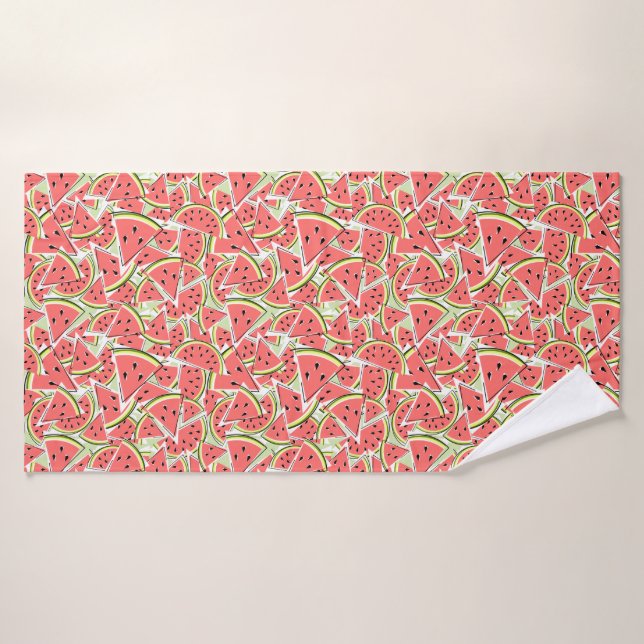 Watermelon Green Badehandtuch (Badehandtuch)