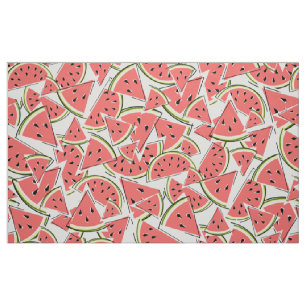 Watermelon Green groß Stoff