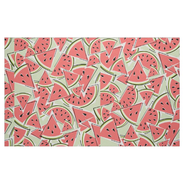 Watermelon Green groß Stoff (Fat Quarter (45,7 x 55,9 cm))