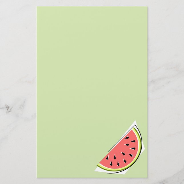 Watermelon Green Slice Briefpapier (Vorderseite)