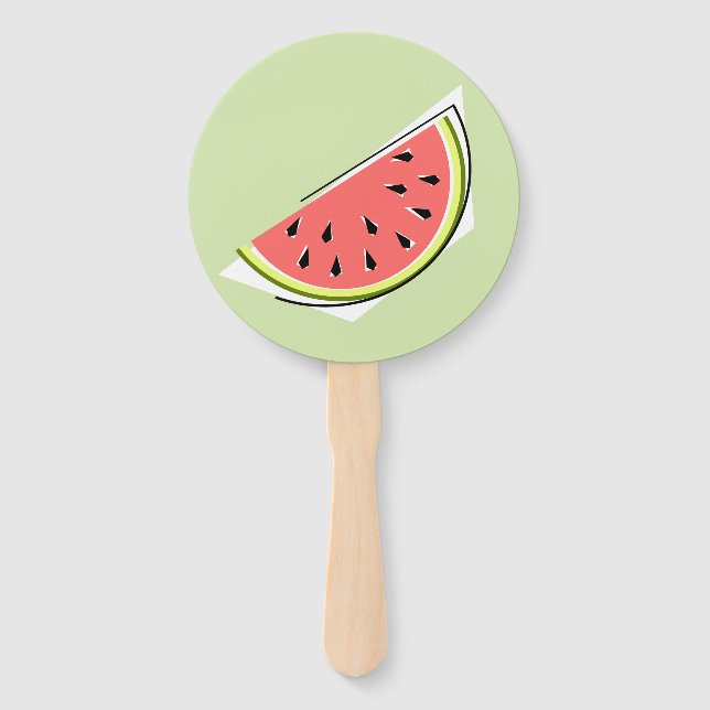 Watermelon Green Slice Fächer (Vorderseite)