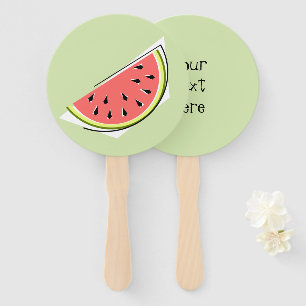 Watermelon Green Slice Fächer