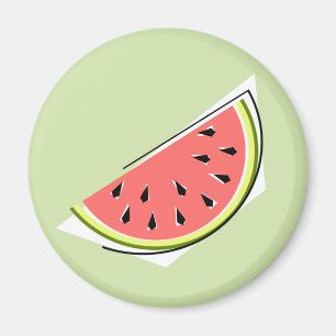 Watermelon Green Slice Magnet