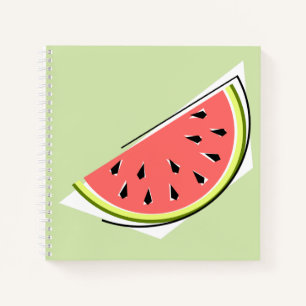 Watermelon Green Slice Notizbuch