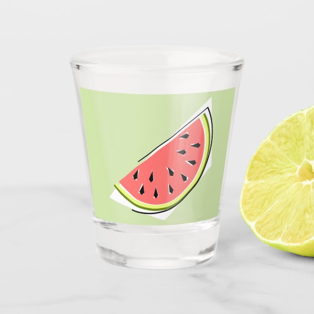 Watermelon Green Slice Schnapsglas (Vorderseite)
