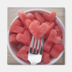 Watermelon Heart Magnet