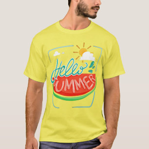 Watermelon Hello Summer T - Shirt