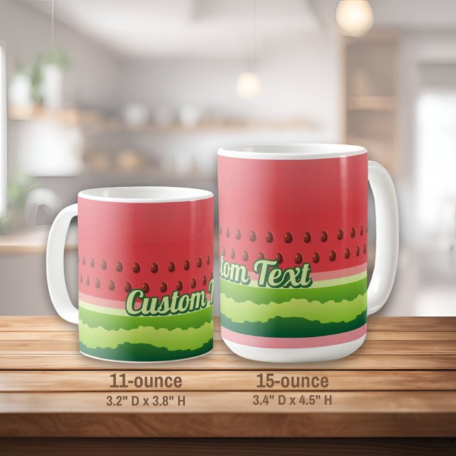 Watermelon Hintergrund Kaffeemaschine Tasse (Von Creator hochgeladen)