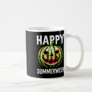 Watermelon Jackolantern SommerHalloween glückliche Kaffeetasse