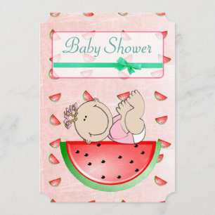 Watermelon Kinderdusche New Orleans Club Einladung
